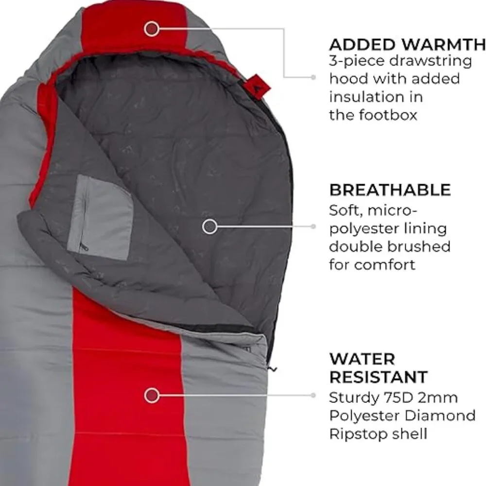 Teton 20F-5F Degree Sleeping Bag, Short - Picture 3 of 4